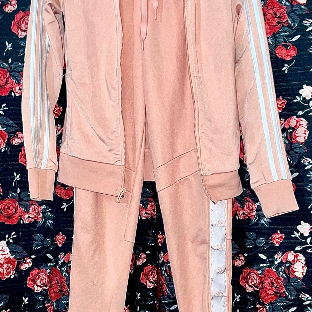 Adidas Tracksuit with White Stripes